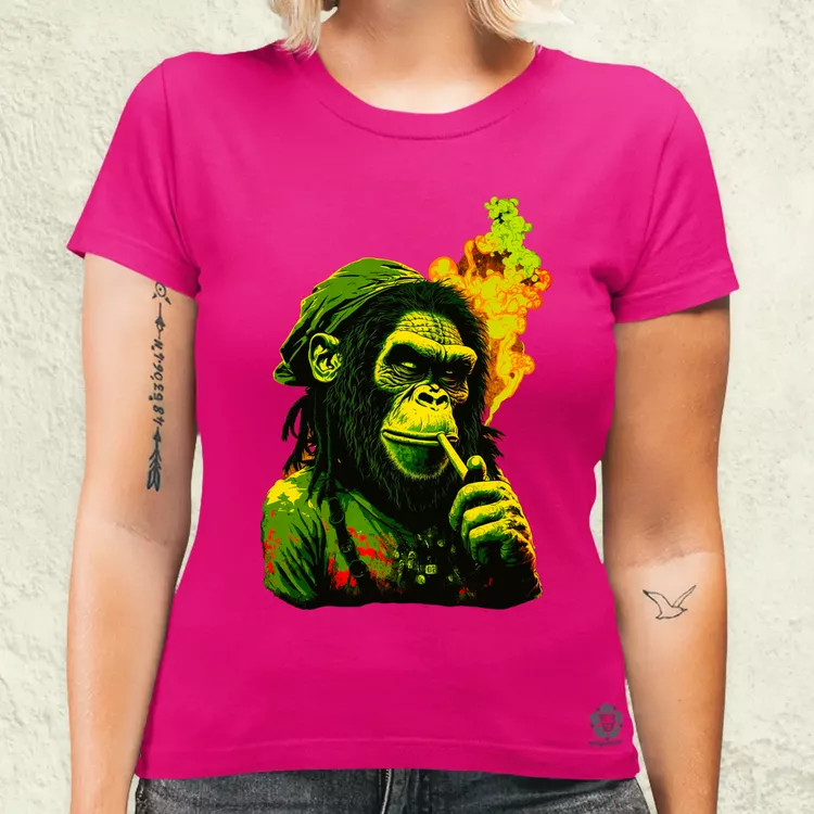 Reggae majom v2 női póló
