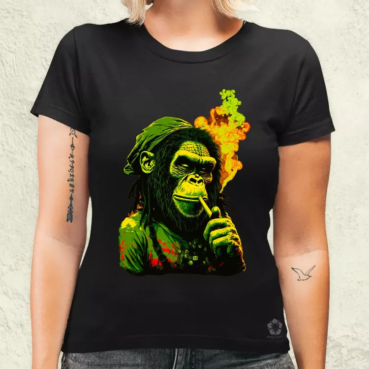 Reggae majom v2 női póló