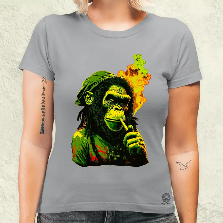 Reggae majom v2 női póló