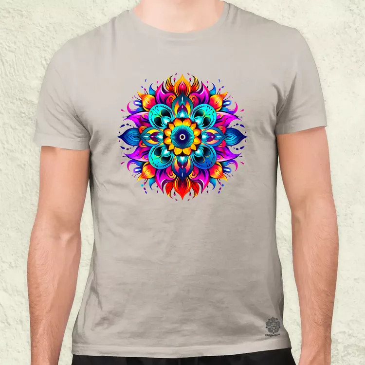 Részletes Mandala v1 férfi póló