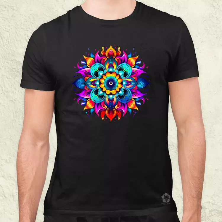 Részletes Mandala v1 férfi póló