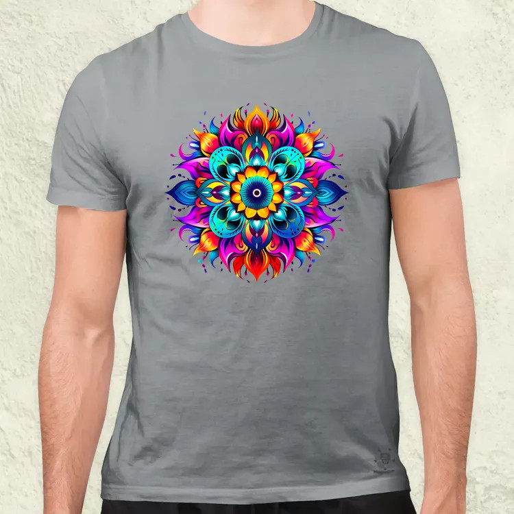 Részletes Mandala v1 férfi póló