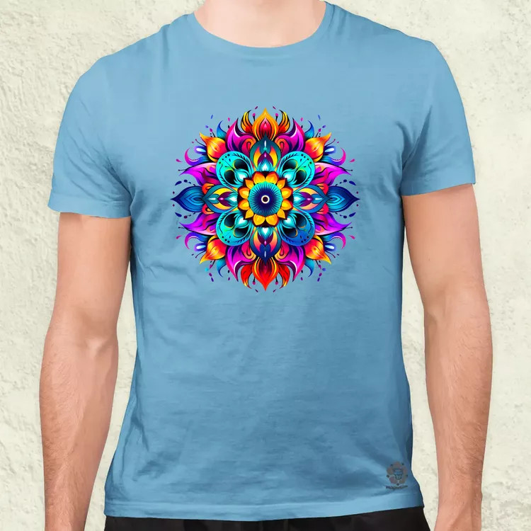 Részletes Mandala v1 férfi póló