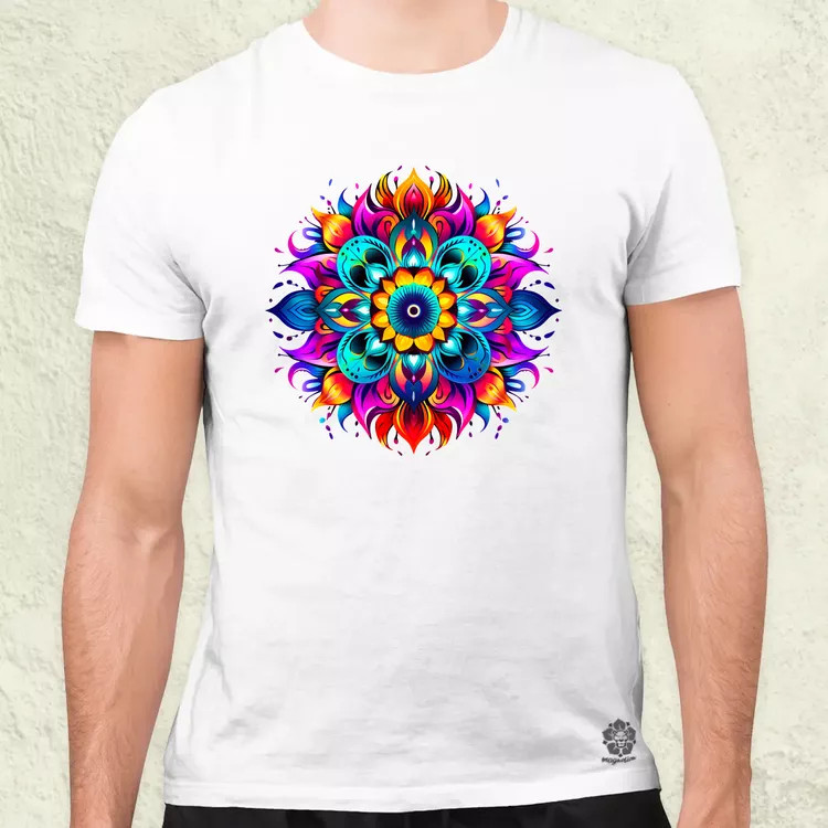 Részletes Mandala v1 férfi póló