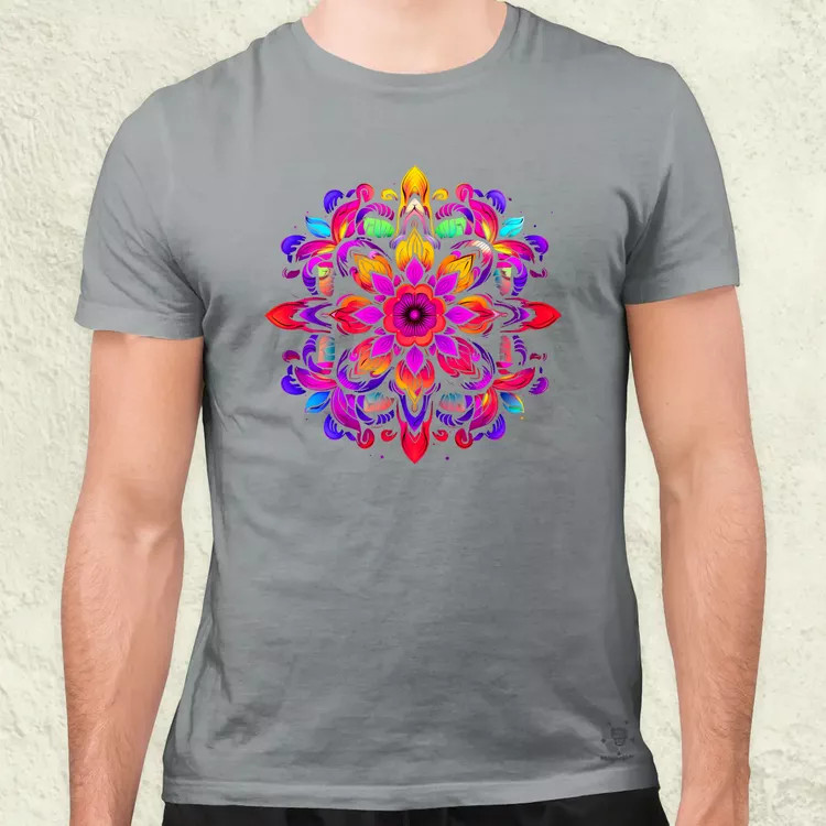 Részletes Mandala v2 férfi póló