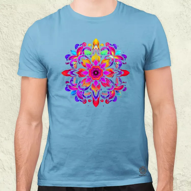 Részletes Mandala v2 férfi póló