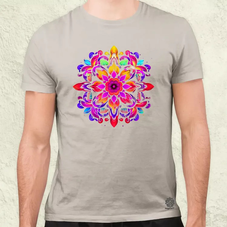 Részletes Mandala v2 férfi póló