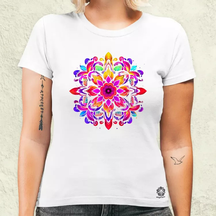 Részletes Mandala v2 női póló