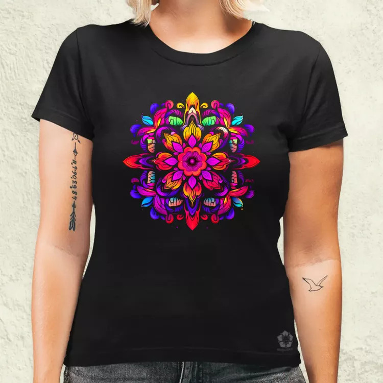 Részletes Mandala v2 női póló