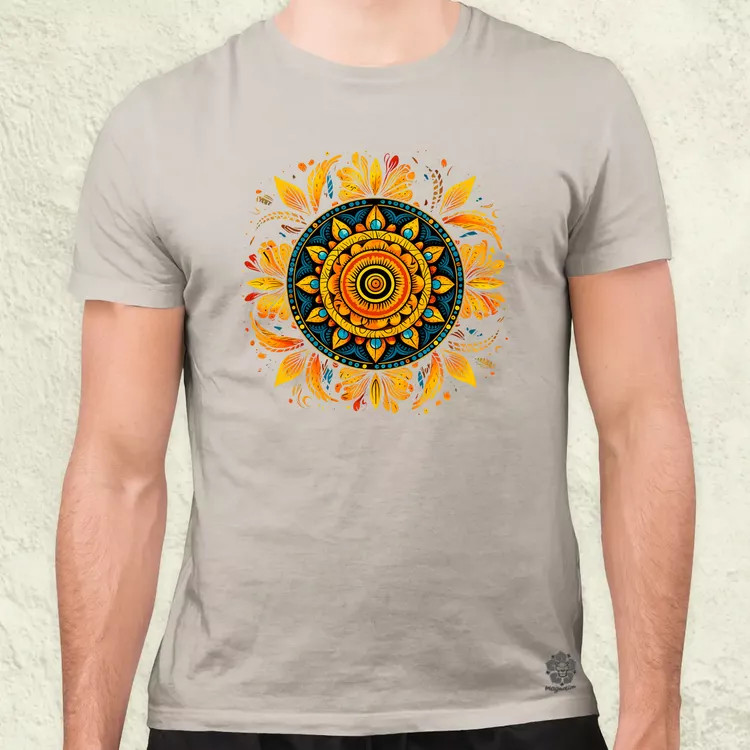 Részletes Mandala v3 férfi póló