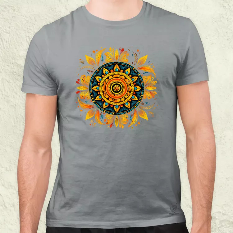 Részletes Mandala v3 férfi póló