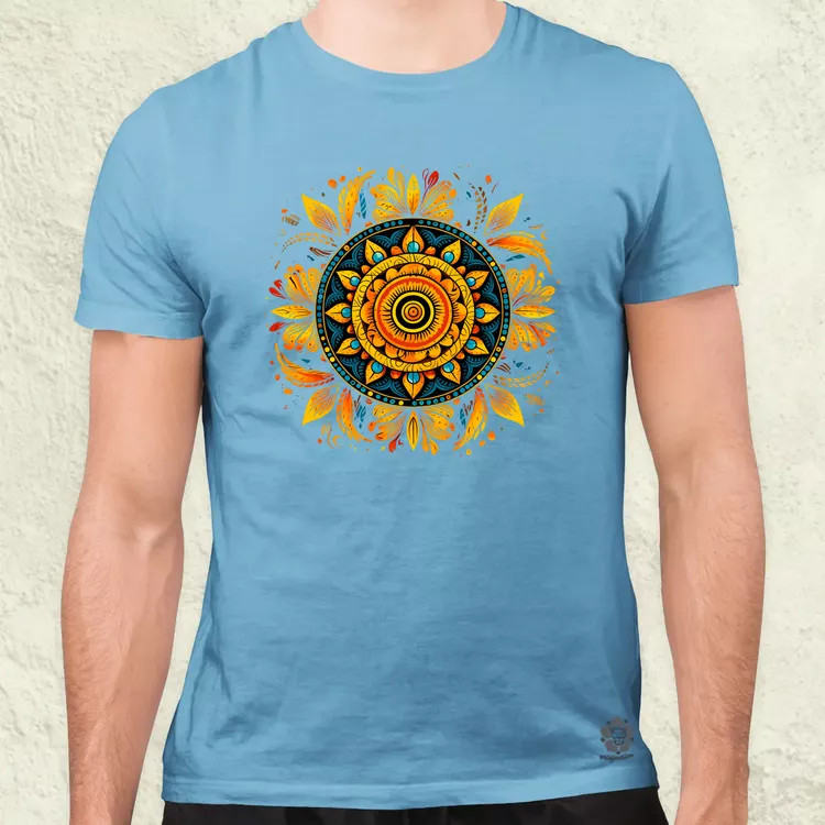 Részletes Mandala v3 férfi póló