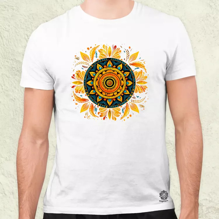 Részletes Mandala v3 férfi póló