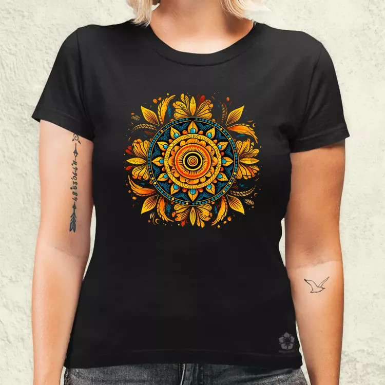 Részletes Mandala v3 női póló