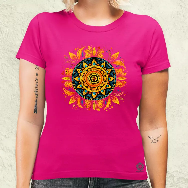 Részletes Mandala v3 női póló