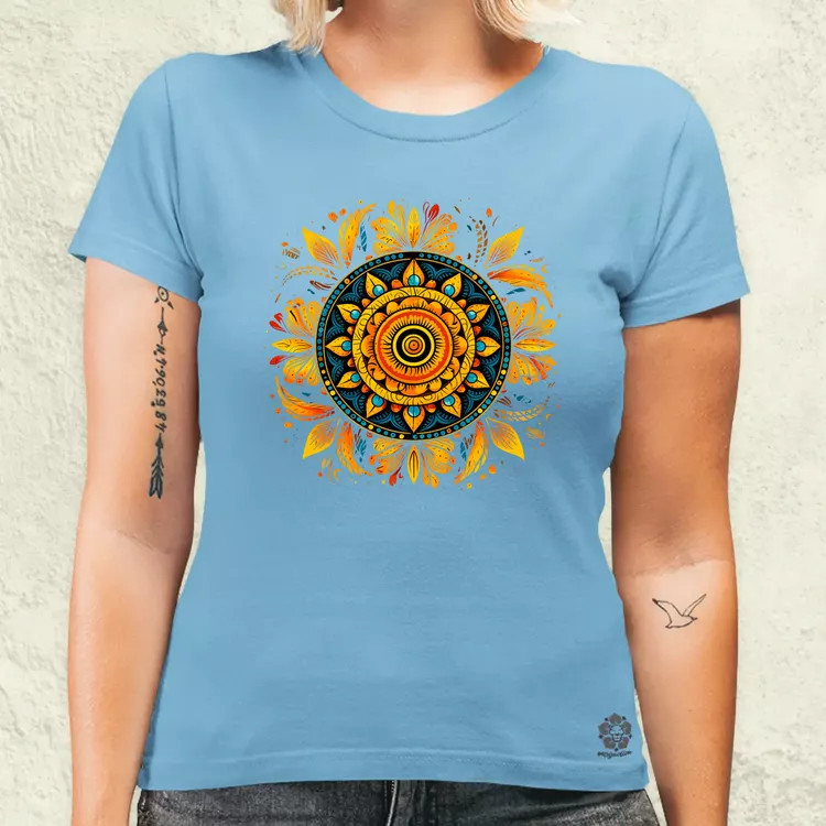 Részletes Mandala v3 női póló
