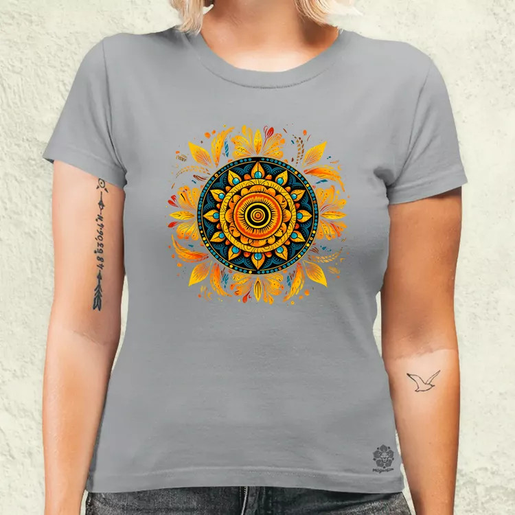 Részletes Mandala v3 női póló