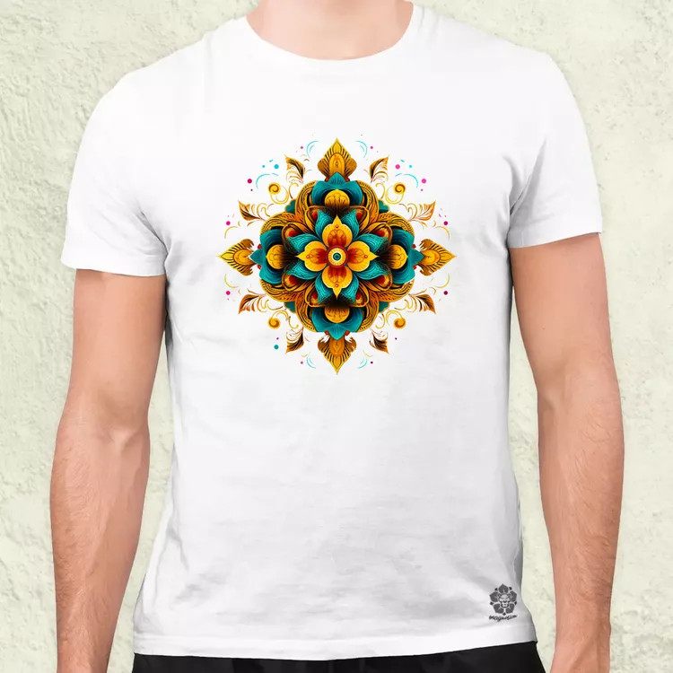 Részletes Mandala v4 férfi póló