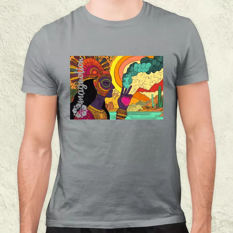 Spirituális béke v11 férfi póló