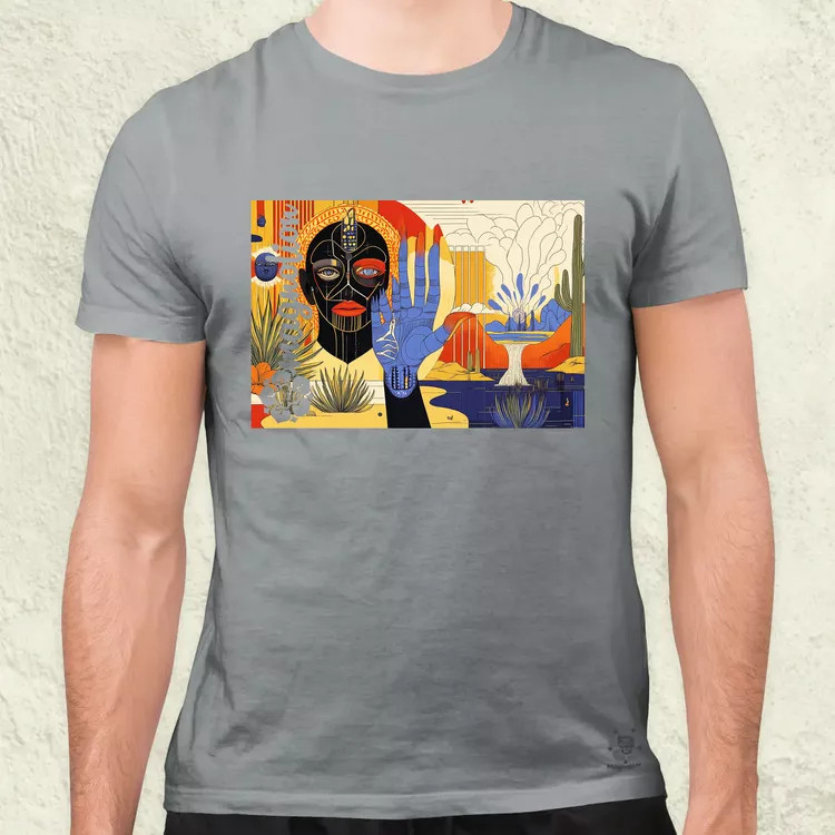 Spirituális béke v17 férfi póló