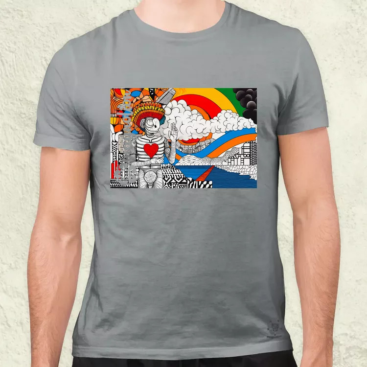 Spirituális béke v6 férfi póló