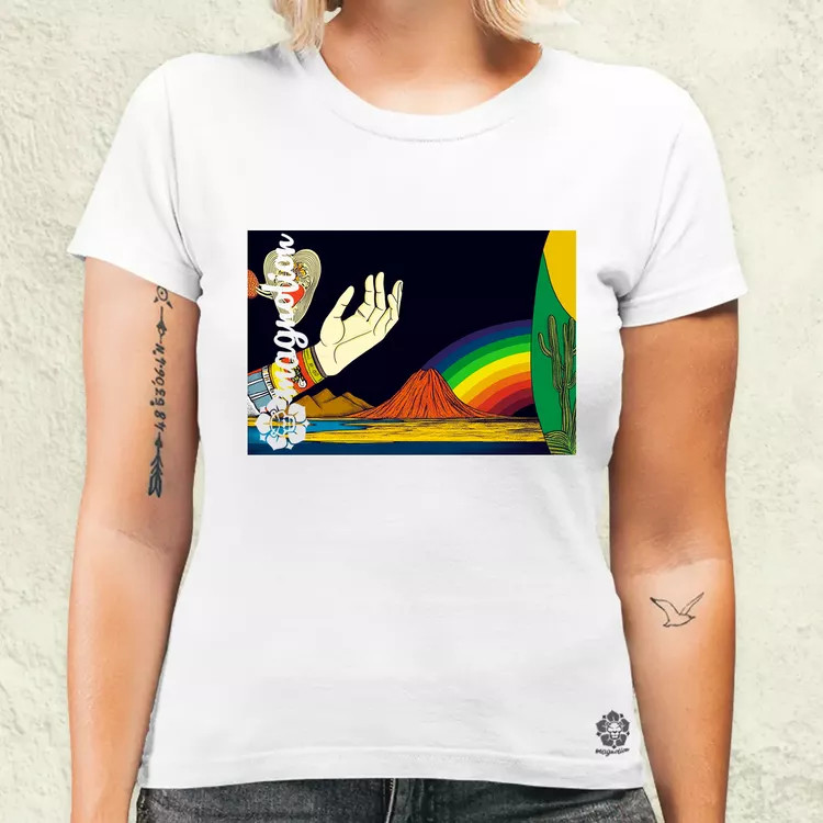 Spirituális béke v9 női póló