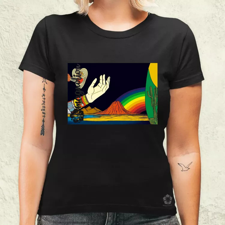 Spirituális béke v9 női póló