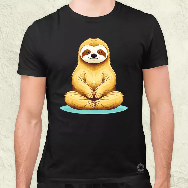 Zen lajhár v1 férfi póló