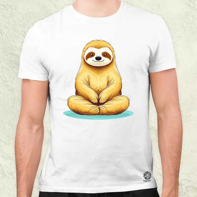 Zen lajhár v1 férfi póló