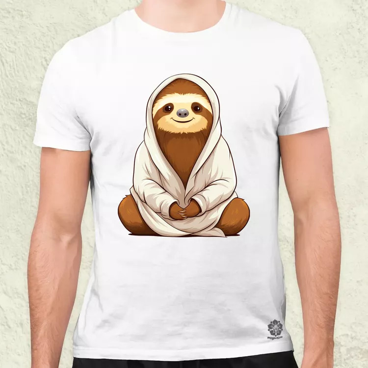 Zen lajhár v4 férfi póló