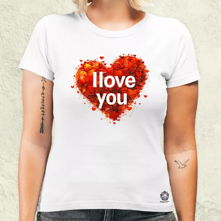 I love U v1 női póló