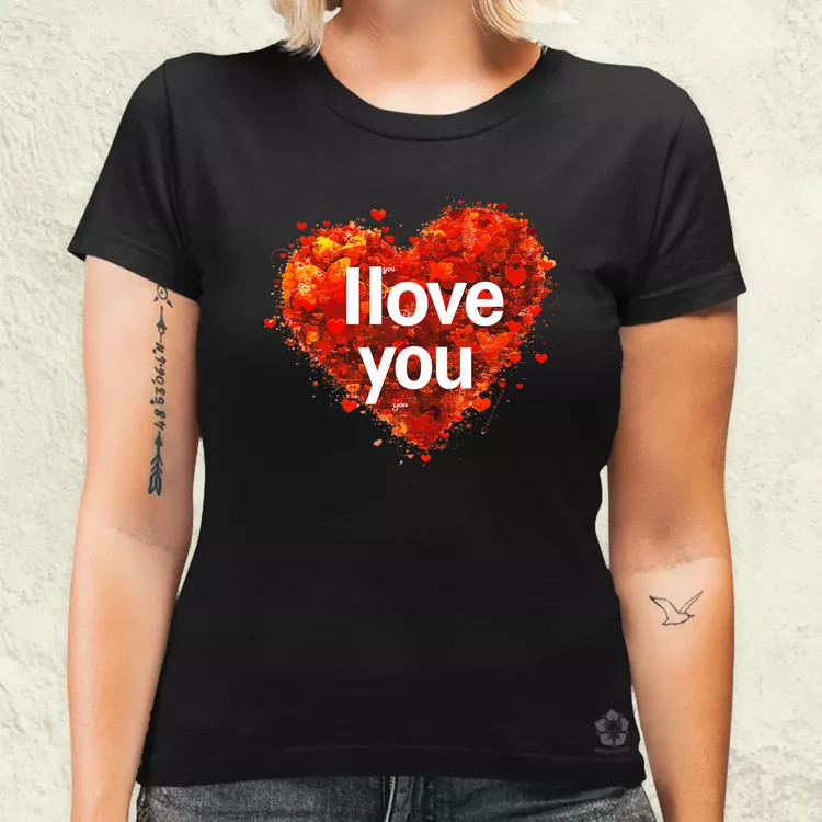 I love U v1 női póló