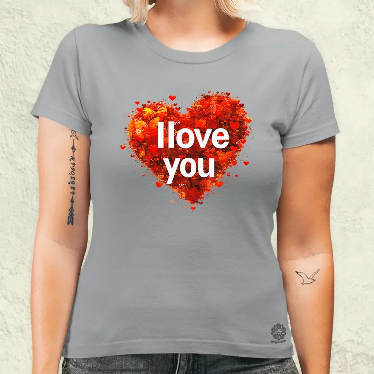 I love U v1 női póló