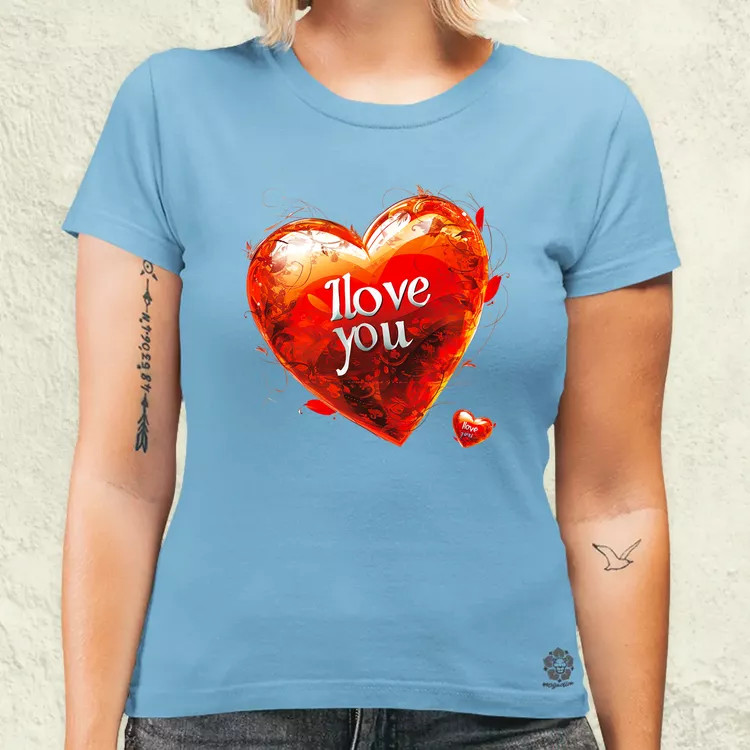 I love U v2 női póló