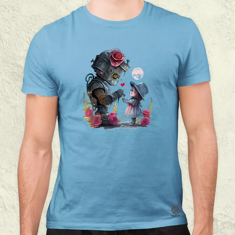 Steampunk szerelem v1 férfi póló