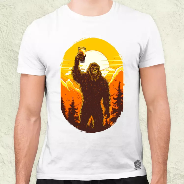 Bigfoot sörrel v1 férfi póló
