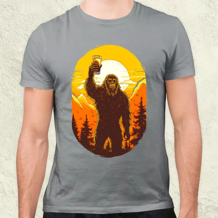 Bigfoot sörrel v1 férfi póló