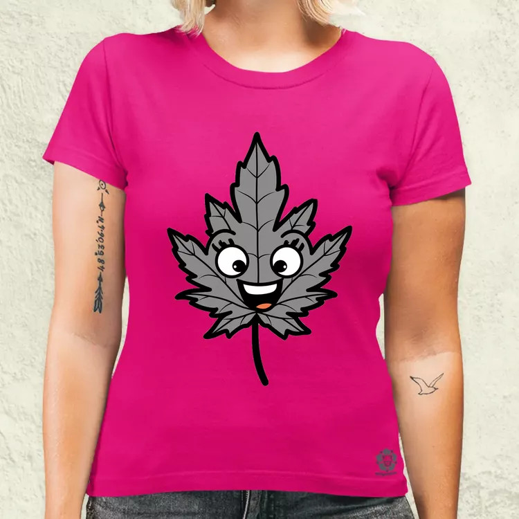 Boldog weed v1 női póló