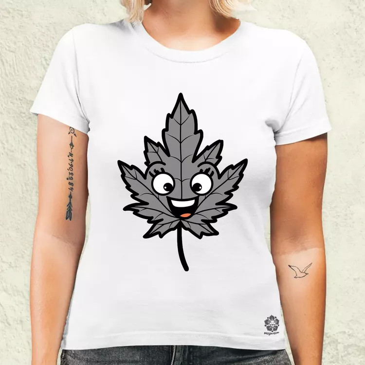 Boldog weed v1 női póló