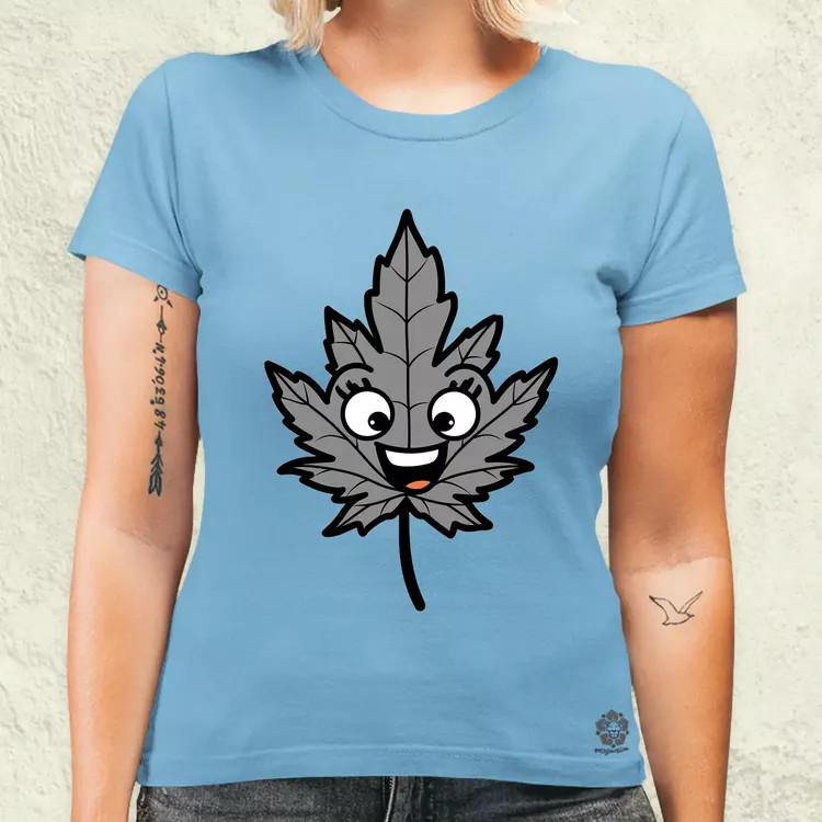Boldog weed v1 női póló