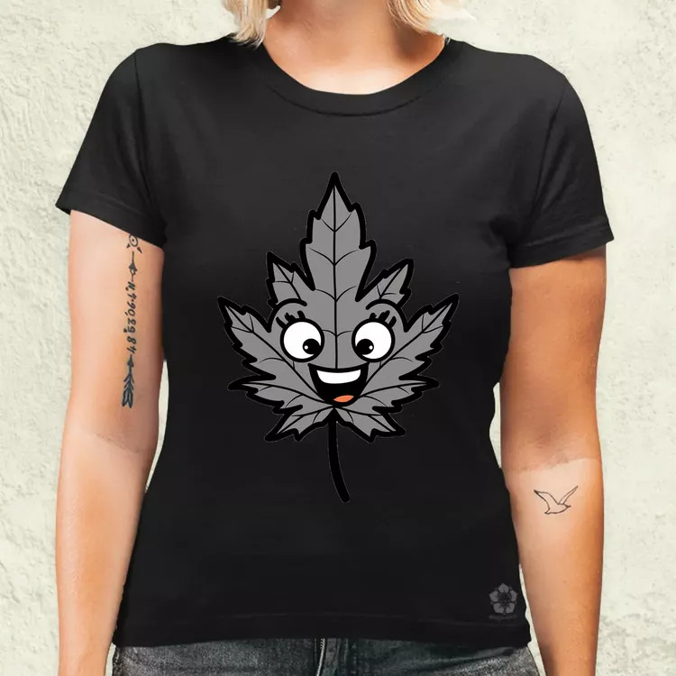 Boldog weed v1 női póló