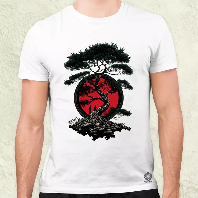 Bonsai fantázia férfi póló