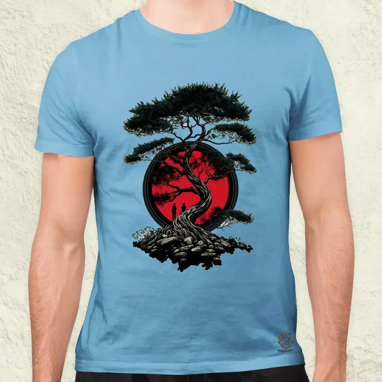 Bonsai fantázia férfi póló