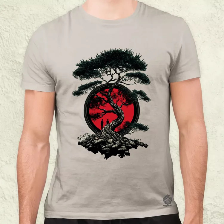 Bonsai fantázia férfi póló