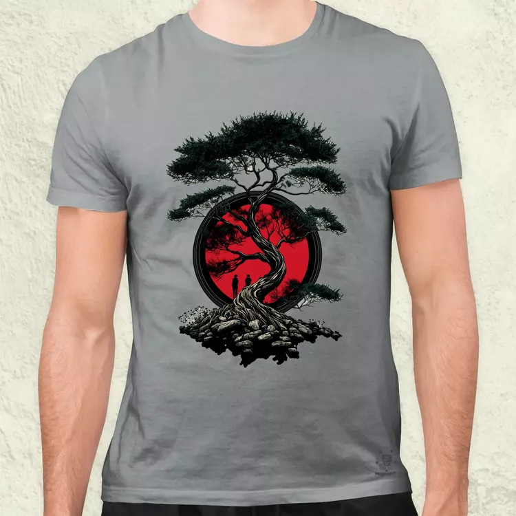 Bonsai fantázia férfi póló