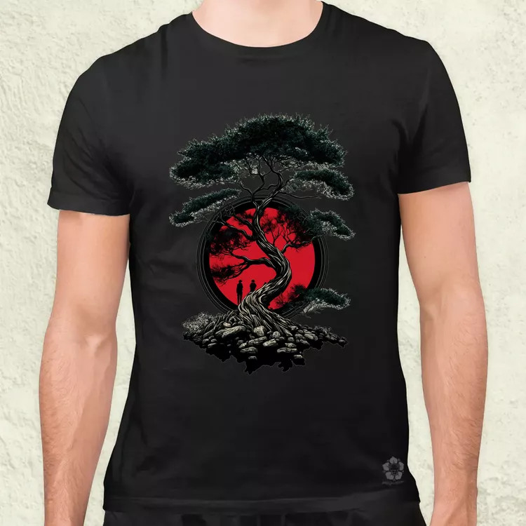 Bonsai fantázia férfi póló