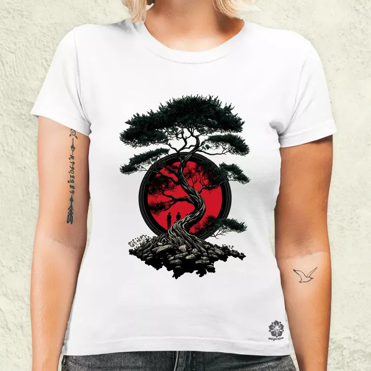 Bonsai fantázia női póló