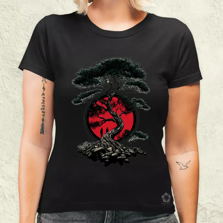 Bonsai fantázia női póló