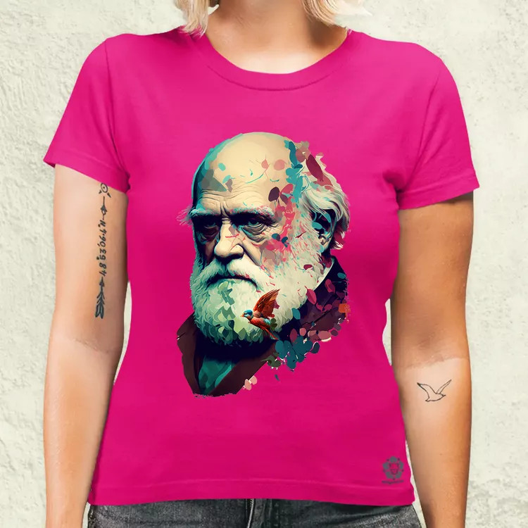 Charles Darwin v2 női póló
