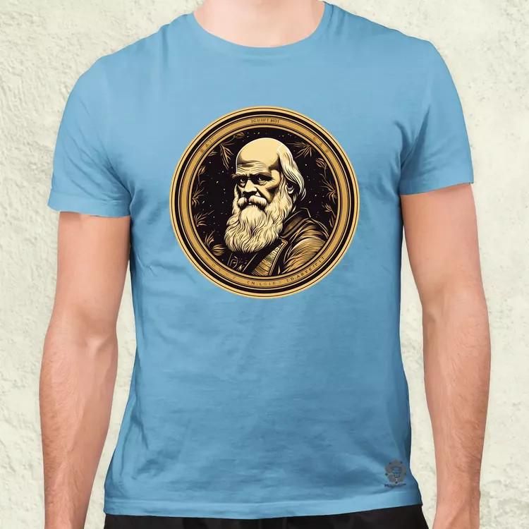 Charles Darwin v3 férfi póló